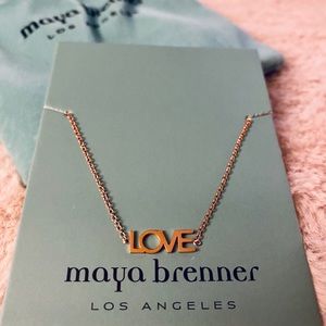 Maya Brenner 'Love' Bracelet Rose Gold NWOT